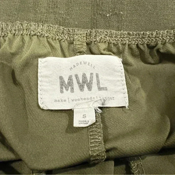 MADEWELL MWL Allways Pull-On Shorts Olive Green - Picture 5 of 6